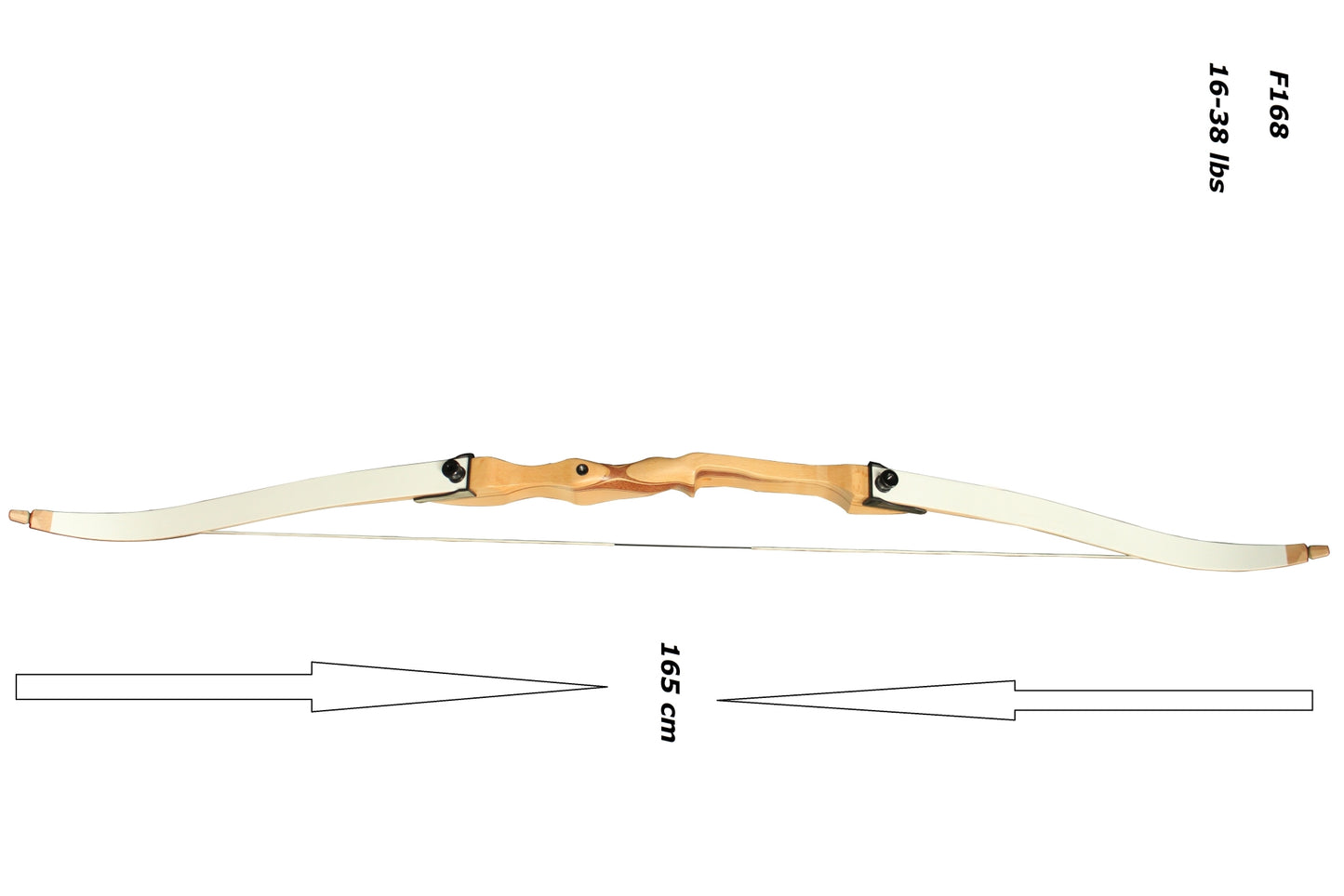 Junxing F168A Takedown Recurve Bow